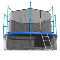 Батут EVO JUMP Internal 12ft (Blue) с нижней сеткой